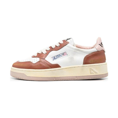 (W) AUTRY Medalist Low 'Distressed White Brown'