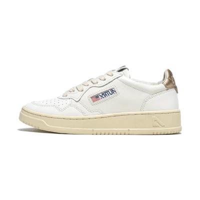 (W) AUTRY Medalist Low 'White Gold'