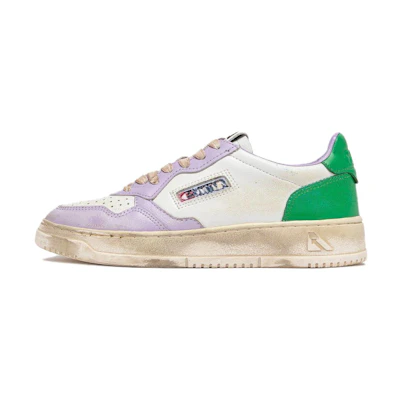 (W) AUTRY Medalist Low 'White Purple Green'