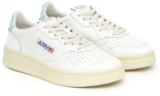 (W) オートリー メダリストLow 白ターコイズ AULW-LL49 Lookbook (W) オートリー メダリストLow 白ターコイズ AULW-LL49
