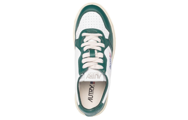 Shop (W) AUTRY Medalist Low Bicolor 'Blanco Verde' AULW-WB11