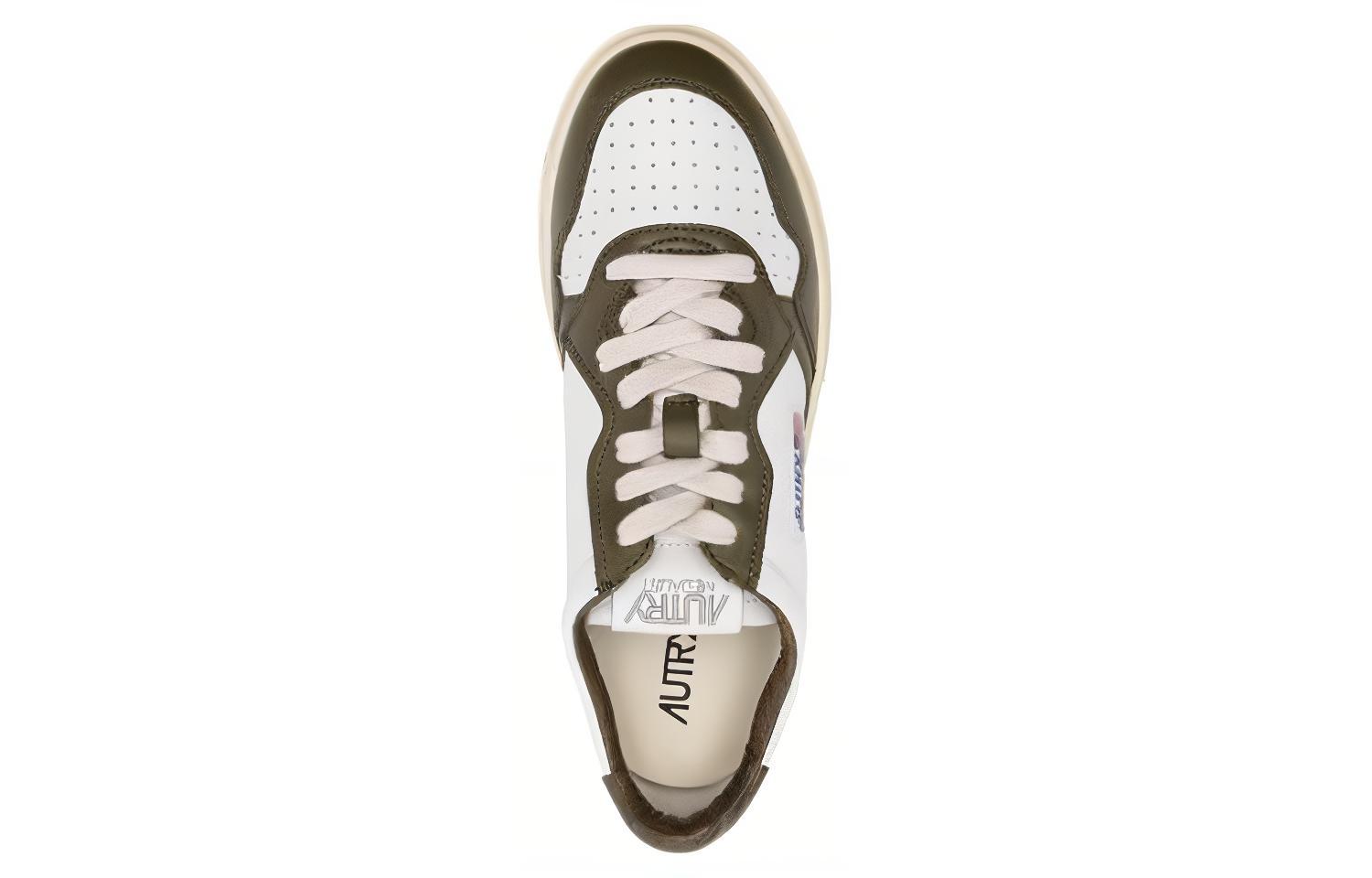 Shop (W) AUTRY Medalist Rendah Bicolor 'Putih Olive Hijau' AULW-WB33