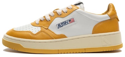 (Women) AUTRY Medalist Low Bicolor 'White Yellow' AULW-WB12 (Women) AUTRY Medalist Low Bicolor 'White Yellow' AULW-WB12