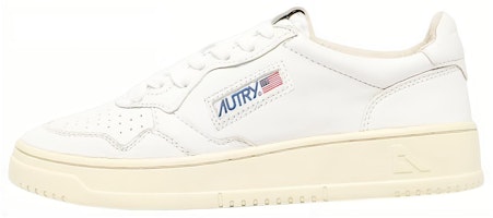 (Women) AUTRY Medalist Low Goatskin 'White' AULW-GG04 (Women) AUTRY Medalist Low Goatskin 'White' AULW-GG04