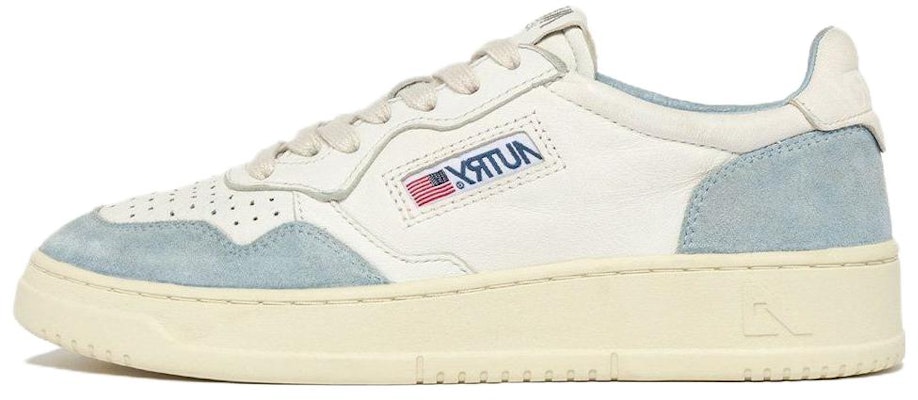 (Women) AUTRY Medalist Low Goatskin and Suede 'Light Blue' AULW-GS26 Buy (Women) AUTRY Medalist Low Goatskin and Suede 'Light Blue' AULW-GS26