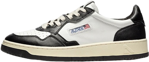 (Women) AUTRY Medalist Low Leather 'Black White' AULW-WB01 (Women) AUTRY Medalist Low Leather 'Black White' AULW-WB01