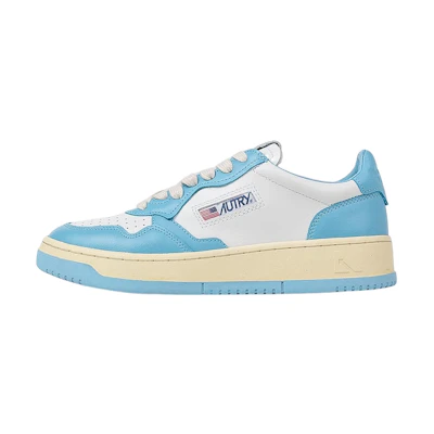 (W) AUTRY Medalist Low Leather 'Light Blue White'