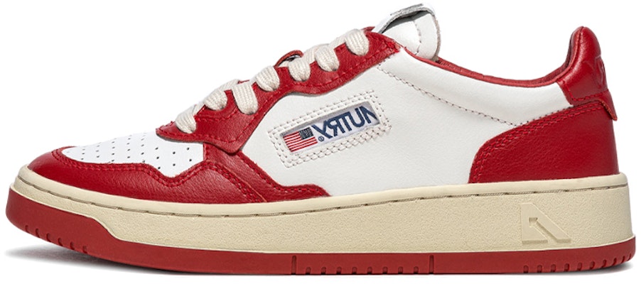 (Women) AUTRY Medalist Low Leather 'Red White' AULW-WB02 Buy (Women) AUTRY Medalist Low Leather 'Red White' AULW-WB02