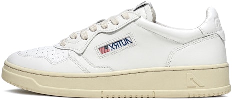 (Women) AUTRY Medalist Low Leather 'White' AULW-LL15 (Women) AUTRY Medalist Low Leather 'White' AULW-LL15