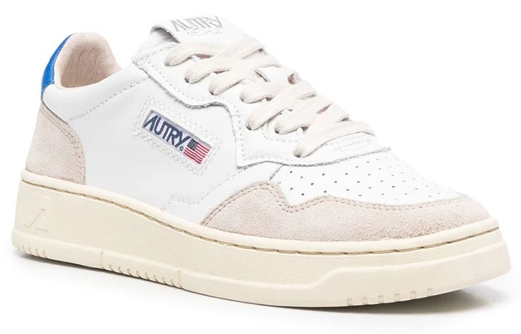 Order (W) AUTRY Medalist Low Cuero y Gamuza 'Blanco Beige Azul' AULW-LS49