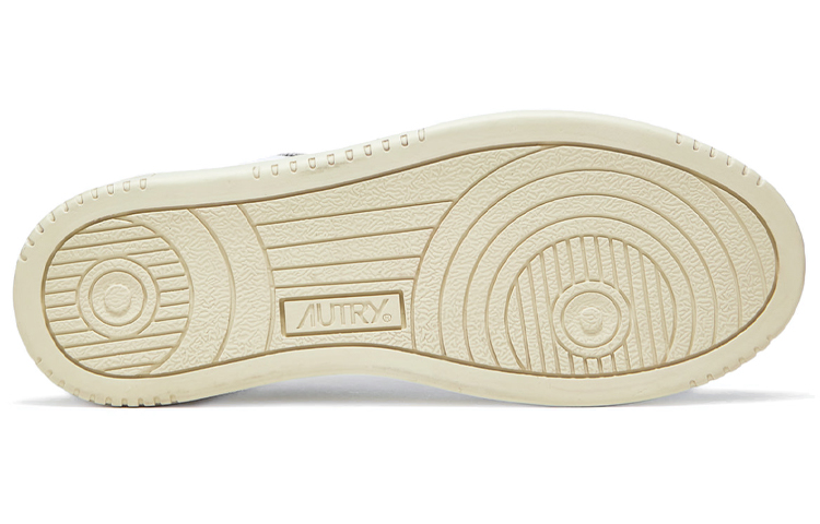 (W) AUTRY Medalist Low Leather and Suede 'White Beige Red' 圖 4
