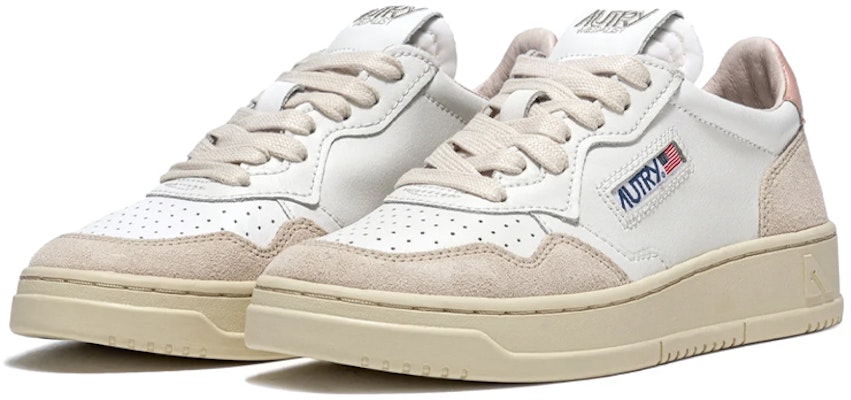 (W) AUTRY Medalist Low Kulit Suede 'Putih Merah Jambu' AULW-LS37 Order (W) AUTRY Medalist Low Kulit Suede 'Putih Merah Jambu' AULW-LS37