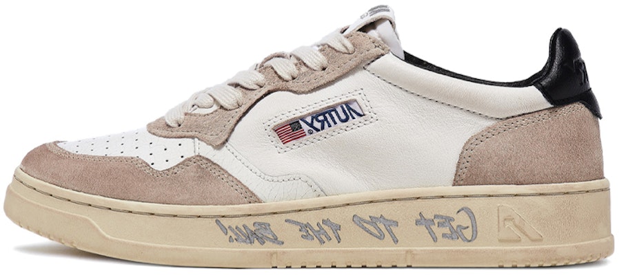 (Women) AUTRY Medalist Low Lettering 'Get To The Ball - White Suede' AULW-LD02 Buy (Women) AUTRY Medalist Low Lettering 'Get To The Ball - White Suede' AULW-LD02