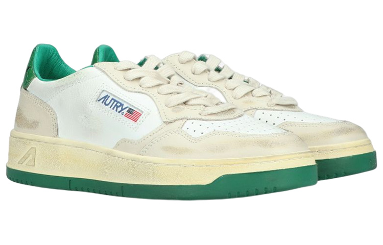 Lookbook (W) AUTRY Medalist低帮超级复古运动鞋'白绿' AVLW-CL02