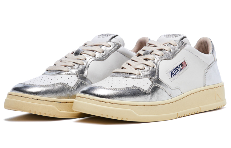 (W) AUTRY Medalist Low Top Bicolor 'White Silver' 圖 2