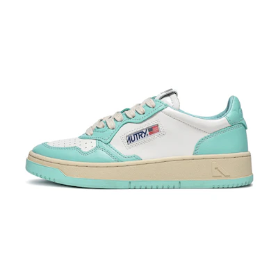 (W) AUTRY Medalist Low Top Bicolor 'White Teal'