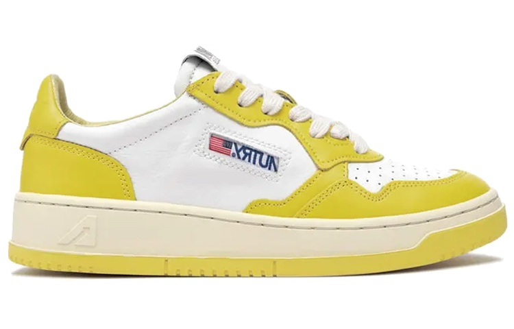(W) AUTRY Medalist Low Top Bicolor 'White Yellow' 圖 2