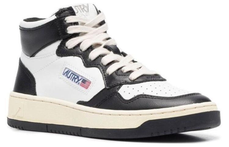 Order (W) AUTRY Medalist Mid Bicolor 'Putih Hitam' Shoes AUMW-WB01