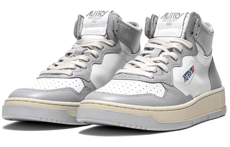 Order (W) AUTRY Medalist 中帮皮革运动鞋 两色 '白灰' AUMW-WB10