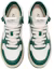 Shop (W) Sneakers Autry Medalist Mid in Pelle Bicolore ''Bianco Verde'' AUMW-WB03