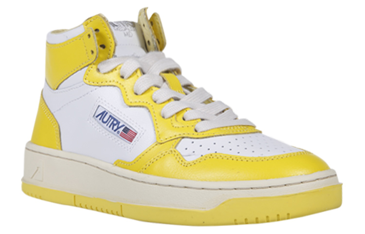 (W) AUTRY Mid-Top Fashion Sneaker 'Yellow White' 圖 2