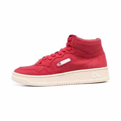 (W) AUTRY Mid Top 'Red Leather'