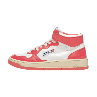 (W) AUTRY Mid-Top Lace-Up 'Pink Fashion'