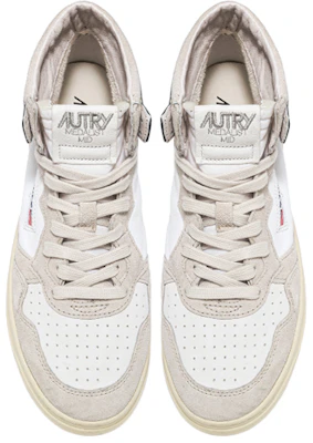 (W) AUTRY Mid Top Leer ''Wit Grijs Blauw'' AUMW-GS05 Lookbook (W) AUTRY Mid Top Leer ''Wit Grijs Blauw'' AUMW-GS05
