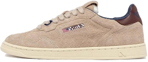 (Women) AUTRY New Flat Low Suede 'Ecru and Fudgesickle' FLLW-UL06 (Women) AUTRY New Flat Low Suede 'Ecru and Fudgesickle' FLLW-UL06