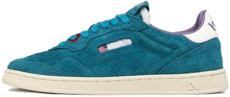 (Women) AUTRY New Flat Low Suede 'Zafiro and White Alyssum' FLLW-UL04 (Women) AUTRY New Flat Low Suede 'Zafiro and White Alyssum' FLLW-UL04