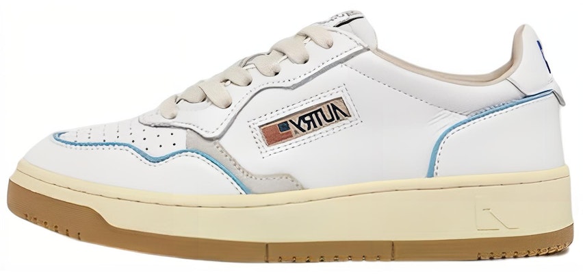 (Women) AUTRY Open Low Leather 'White Azure' AOLW-CE18 Buy (Women) AUTRY Open Low Leather 'White Azure' AOLW-CE18