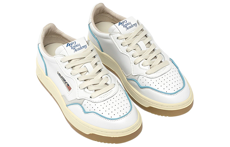 (W) AUTRY Open Low Leather 'White Azure' 圖 3