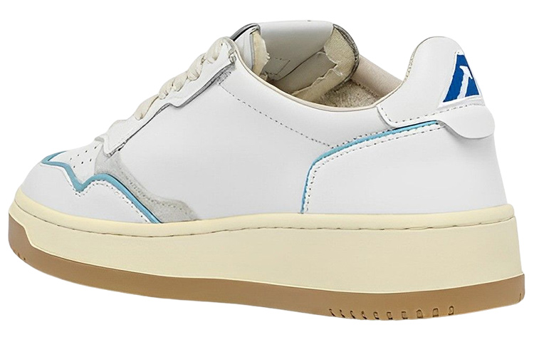 (W) AUTRY Open Low Leather 'White Azure' 圖 4