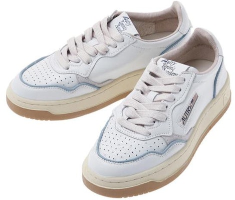 (Women) AUTRY Open Low Leather 'White Azure' AOLW-CE18 Purchase (Women) AUTRY Open Low Leather 'White Azure' AOLW-CE18