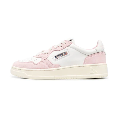 (W) AUTRY Open Low Leather Suede 'Pink'