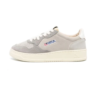 (W) AUTRY Suede Toe Lace Low Top 'Grey'