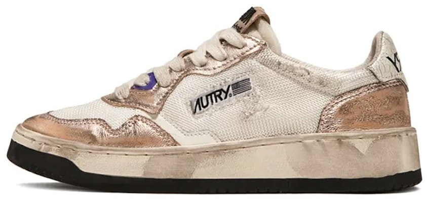 (Women) AUTRY Super Vintage Low White Metallic Pink AVLW-MS11 Buy (Women) AUTRY Super Vintage Low White Metallic Pink AVLW-MS11