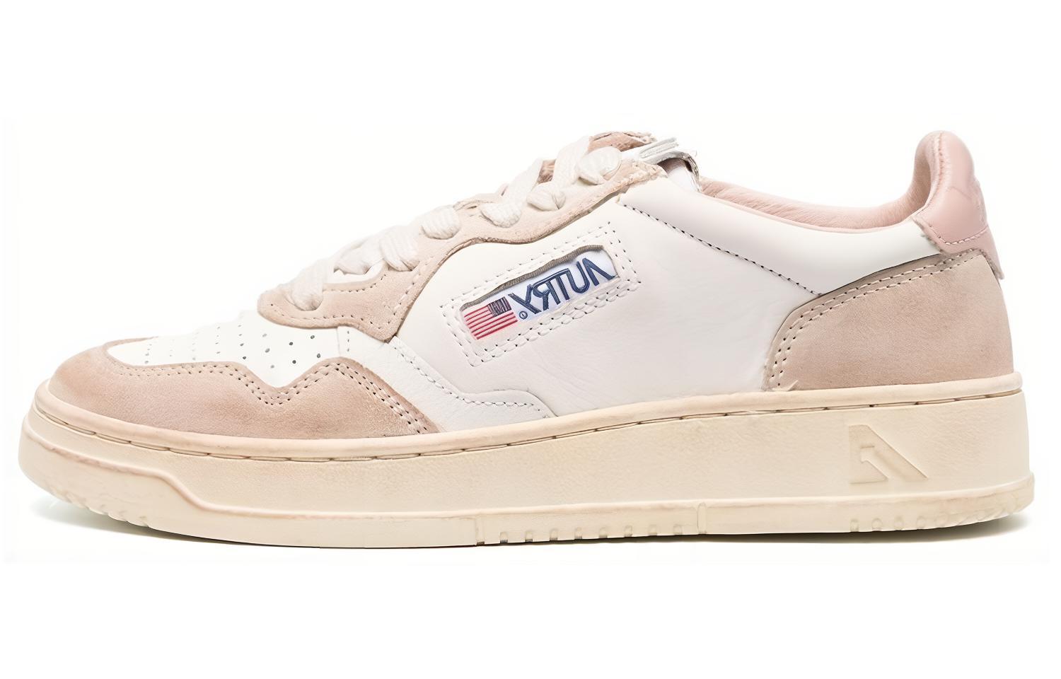 (W) AUTRY Tennis Sneaker 'White Grey Pink'
