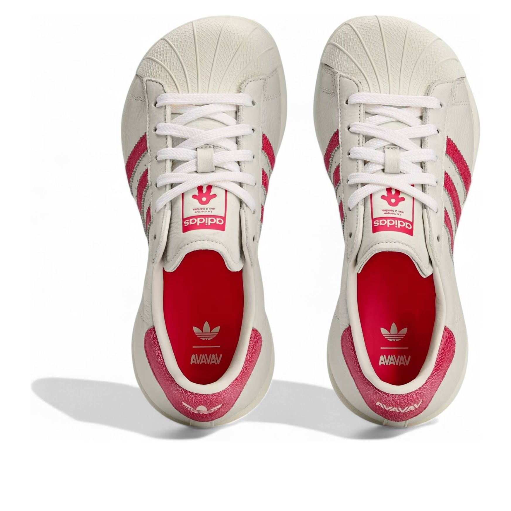 Purchase (W) Avavav x adidas 改版超级星 '水晶白红' JI4584
