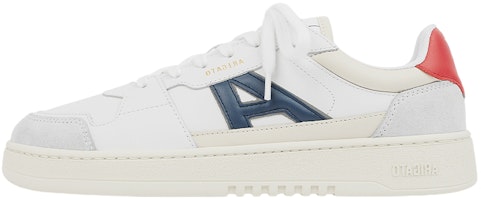 (Women) Axel Arigato A-Dice Lo Sneaker White Blue Red F0004015 (Women) Axel Arigato A-Dice Lo Sneaker White Blue Red F0004015