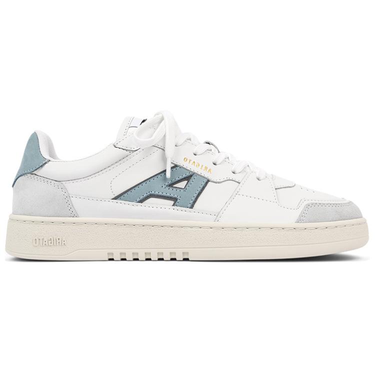 Order (W) Axel Arigato A-Dice Lo Sneaker Wit Stoffig Blauw 78003