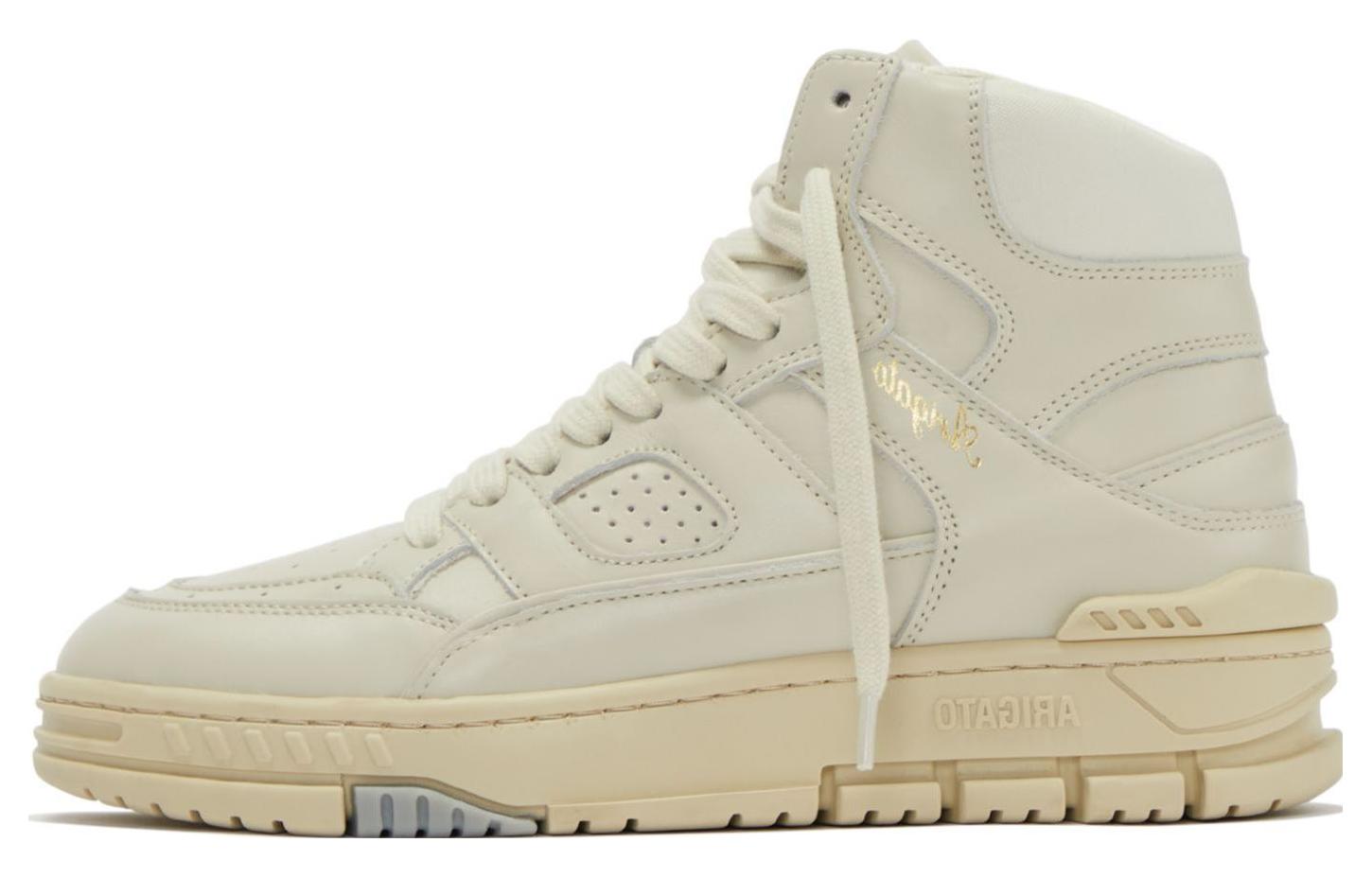 (Women) Axel Arigato Area Hi 'Beige Leather High-Top' F1183002