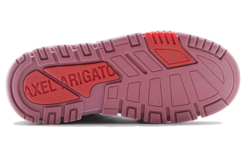 Shop Axel Arigato Area Lo 皮革 圓頭繫帶 低筒 板鞋 女款 粉色