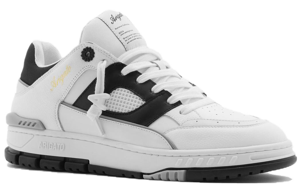 Order Axel Arigato Area Lo 皮革 圓頭繫帶 低幫 板鞋 女款 白黑