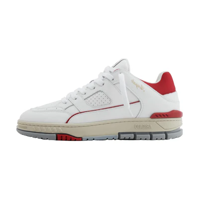 (W) Axel Arigato Area Lo Sneaker White Red
