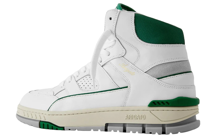 (W) Axel Arigato High-Top Sneaker 'White Green' 圖 4