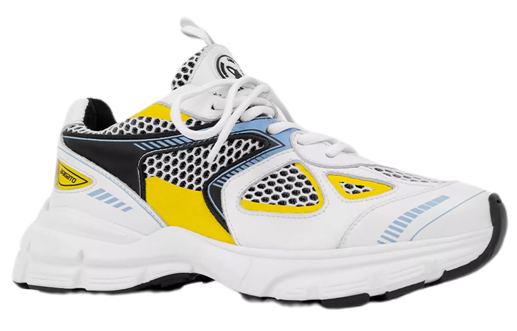 Order (Women) Axel Arigato Marathon Runner White Black Yellow Blue 93027