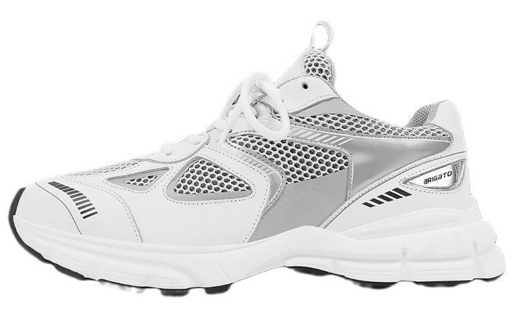 (Women) Axel Arigato Marathon Runner White Silver 93036