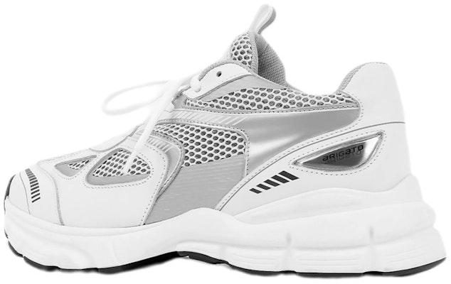 (Women) Axel Arigato Marathon Runner White Silver 93036 Order (Women) Axel Arigato Marathon Runner White Silver 93036