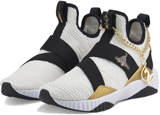 (Women) Baby Phat x Puma Defy Mid 'White Black Gold' 387663-01 Lookbook (Women) Baby Phat x Puma Defy Mid 'White Black Gold' 387663-01